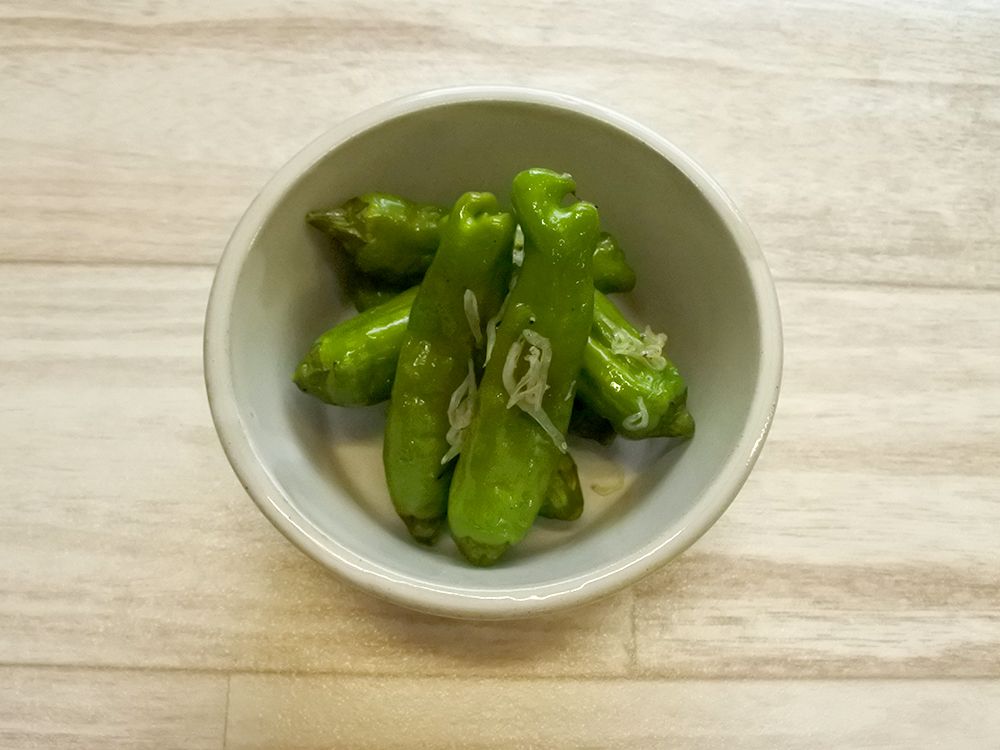 ししとうとじゃこのソテー