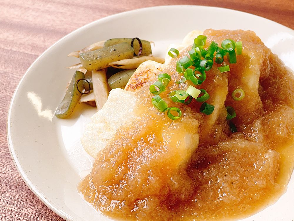 豆腐ステーキのおろしあん