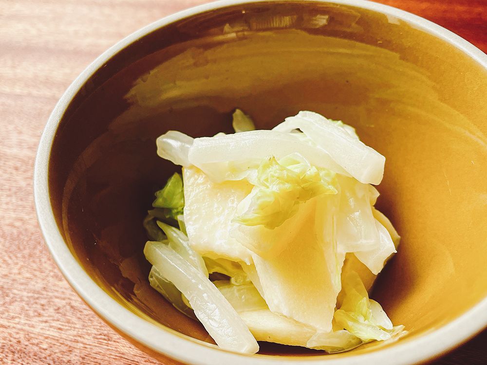 白菜とりんごのサラダ