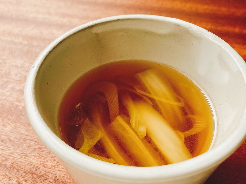 白菜と長ねぎの中華スープ