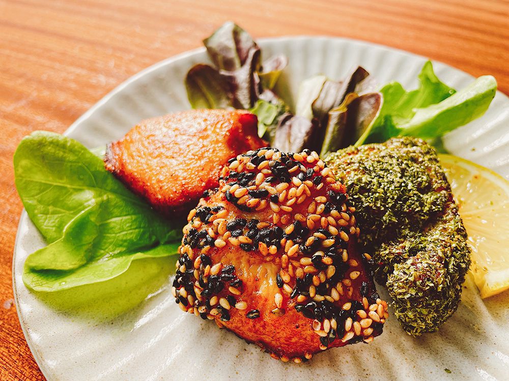 3種衣の鶏のから揚げ