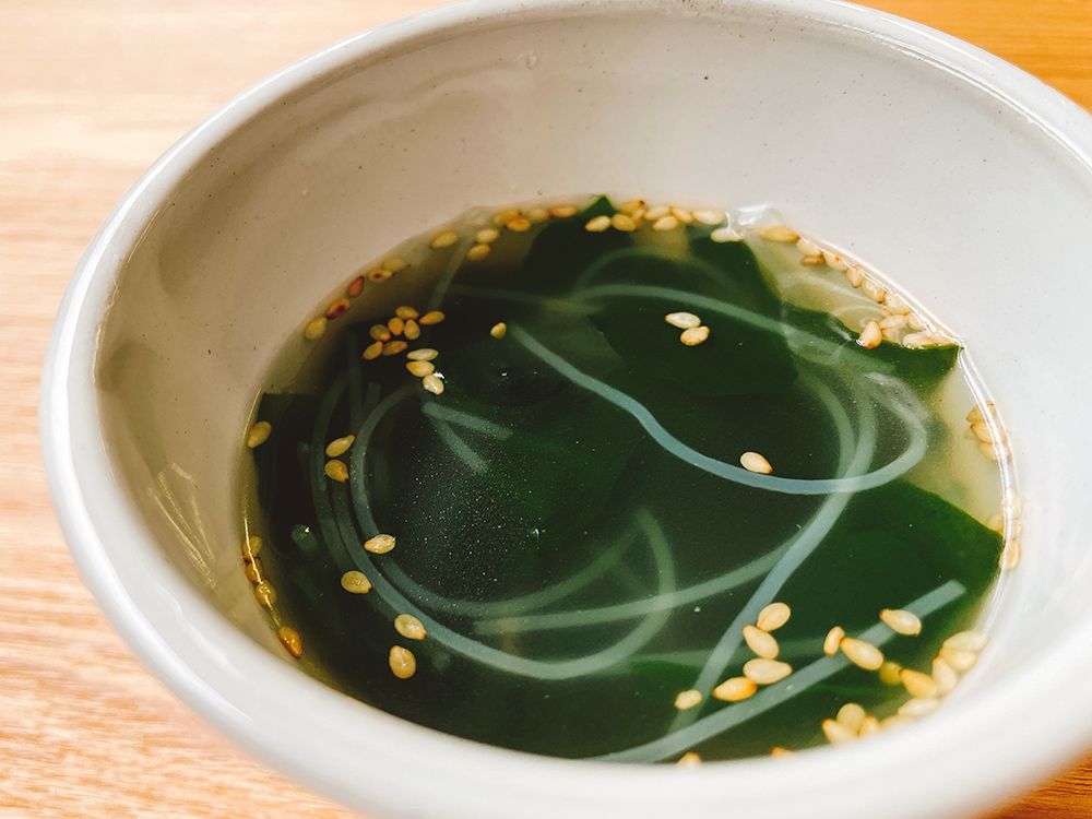 春雨とわかめの中華スープ