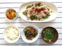 香味野菜とジュレの豚しゃぶサラダ定食