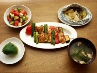 豚肉の燻製BBQ定食