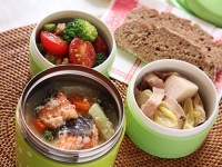 鮭の豆乳チャウダー弁当