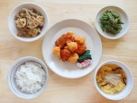 鶏の中華風鍋照り焼き定食
