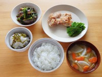鶏肉の梅焼定食