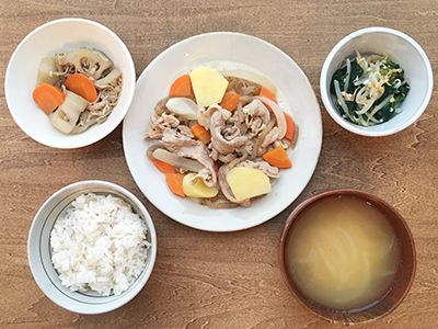 肉じゃが定食