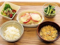 豚肉のイタリアンレンジ蒸し定食