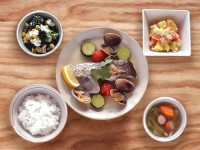 鯛のアクアパッツア風定食