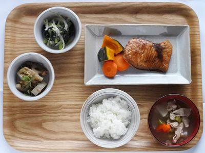 かじきの照り焼き定食 レシピ 料理 タニタ社員食堂レシピ