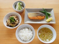 鮭のカレー焼き定食