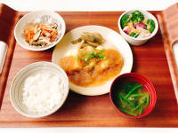 豆腐ステーキのおろしあん定食