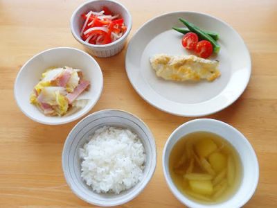 たらのチーズムニエル定食