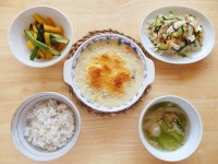 シーフードグラタン定食