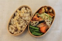 秋のヘルシー行楽弁当