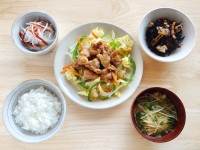 プルコギ風炒め物定食