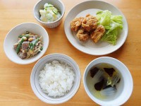 鶏肉の磯から揚げ定食