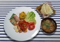 かじきのチリソース定食