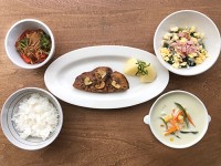 かじきのマリネ焼き定食